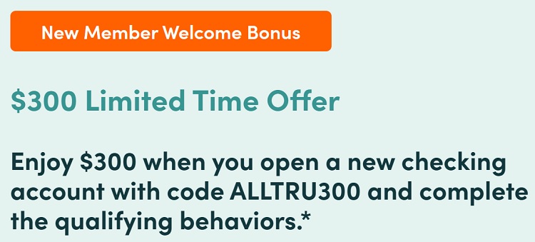 Alltru Credit Union Checking Bonus