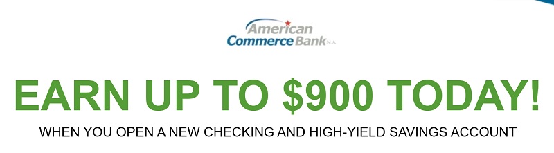 American Commerce Bank Checking Savings Bonus