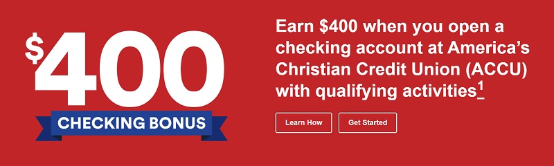 America's Christian Credit Union Checking Bonus