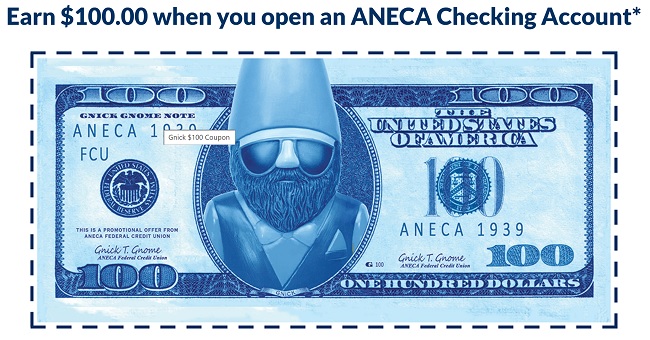 aneca federal credit union checking bonus