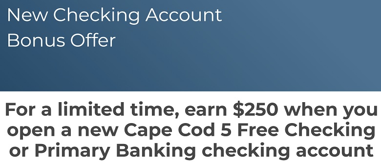 Cape Cod 5 Checking Bonus