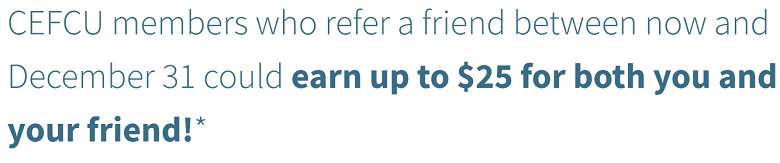 CEFCU Referral Bonus