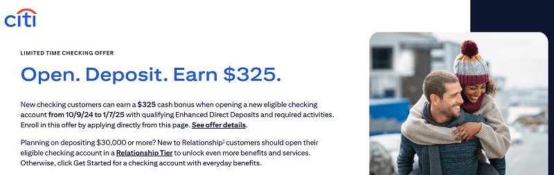 Citi Checking Bonus Offer