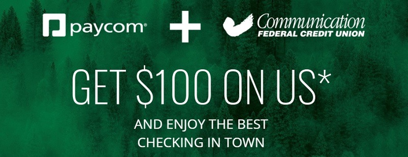 Communication Federal Credit Union Promotion