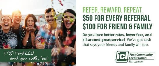 First Community Credit Union Referral Bonus