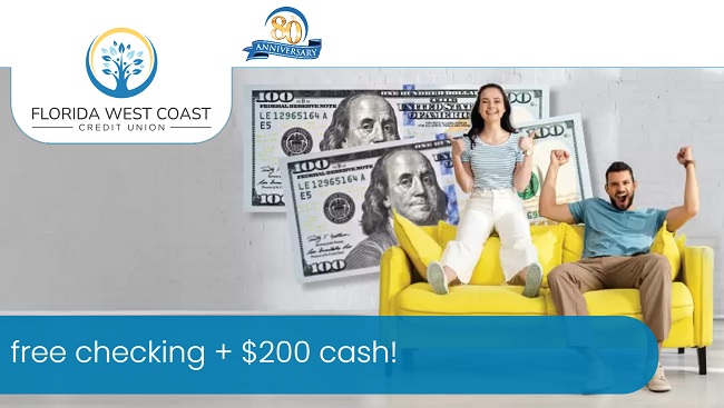 Florida West Coast Credit Union Checking Bonus