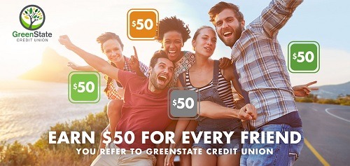 Green State Credit Union Referral Bonus