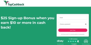 topcashback bonus